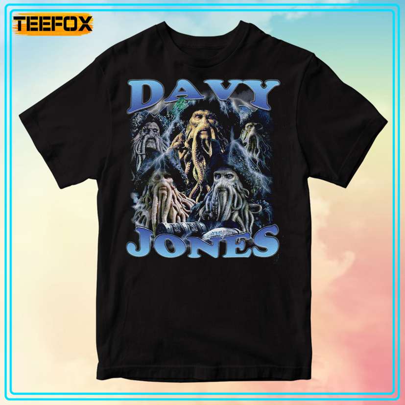 Davy Jone Pirates of the Carribean Film T-Shirt