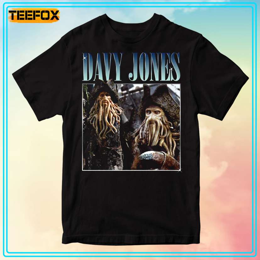 Davy Jones Pirates of the Caribbean Character T-Shirt