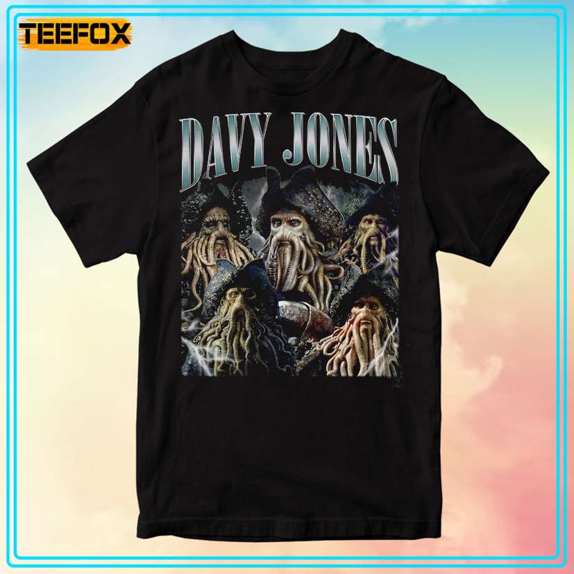 Davy Jones Pirates of the Caribbean Movie Unisex T-Shirt