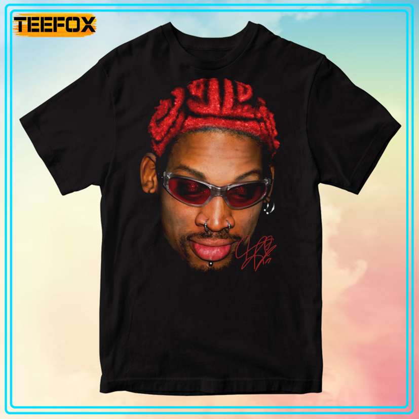 Dennis Rodman Basketball Signature T-Shirt