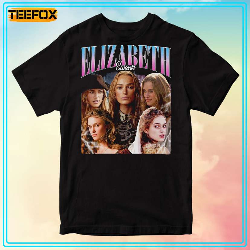 Elizabeth Swann Pirates of the Caribbean Movie T-Shirt