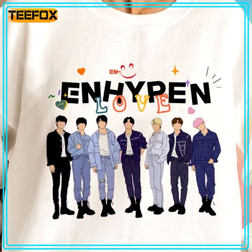 Enhypen Chibi Music T-Shirt