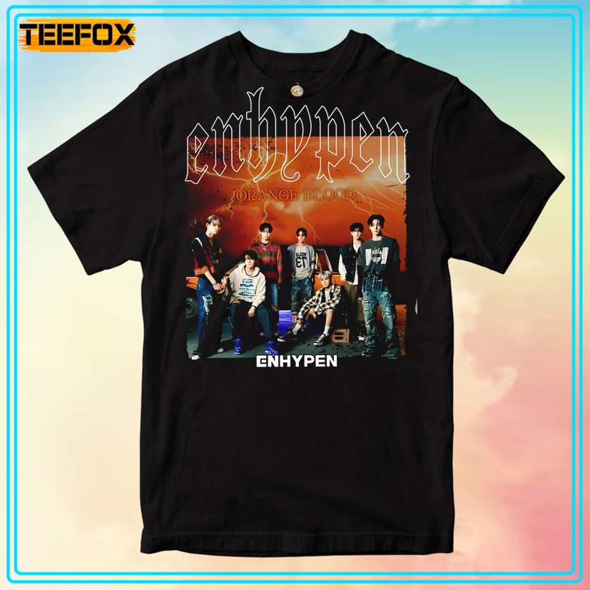 Enhypen Orange Blood Music T-Shirt