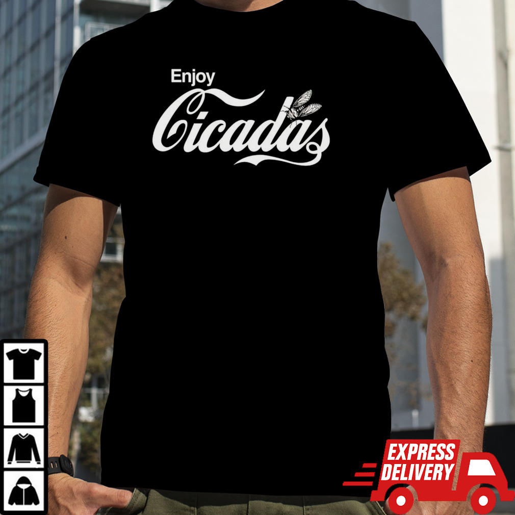 Enjoy cicadas logo shirt