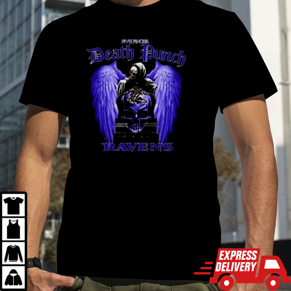 Five Finger Death Punch Baltimore Ravens Shirt