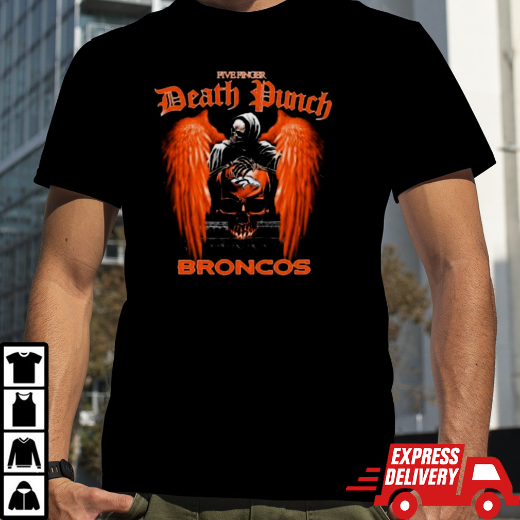 Five Finger Death Punch Denver Broncos Shirt