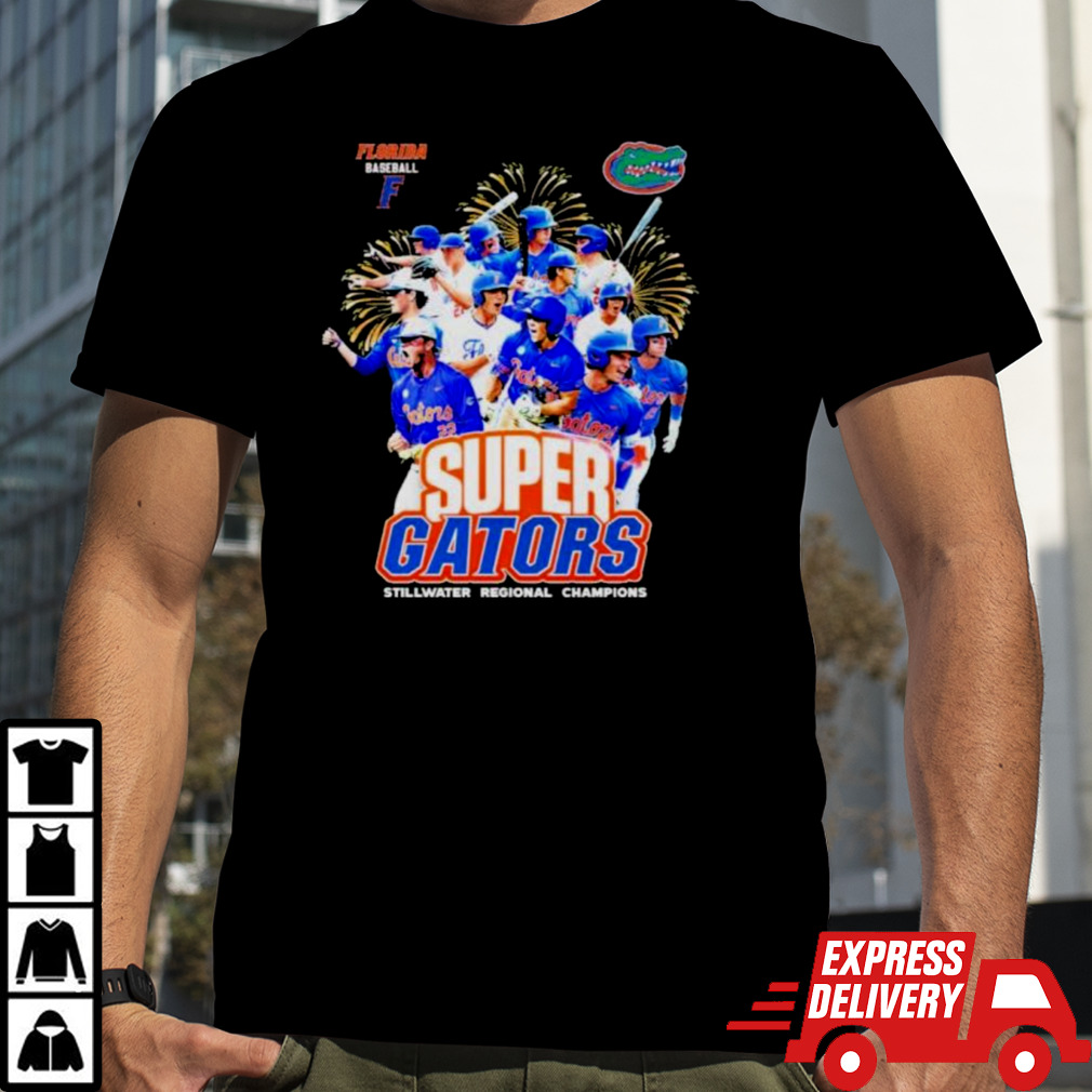 Florida Baseball Super Gators Stillwater Regional Champions 2024 Shirt