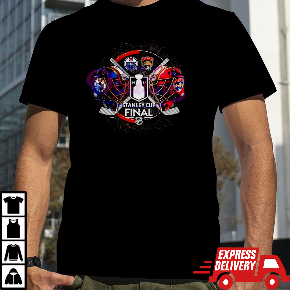 Florida Panthers vs Edmonton Oilers 2024 Stanley Cup Final Helmet shirt