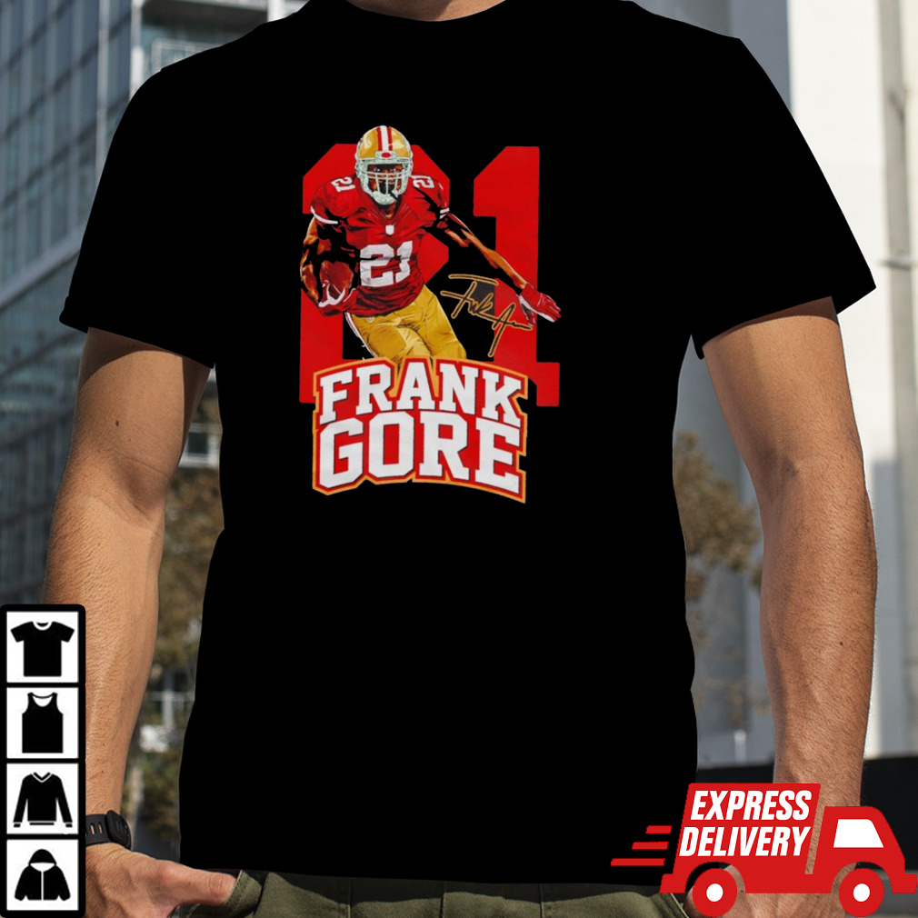 Frank Gore NFL San Francisco 49ers football shirt