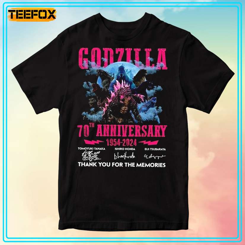 Godzilla 70th Anniversary 1954-2024 T-Shirt