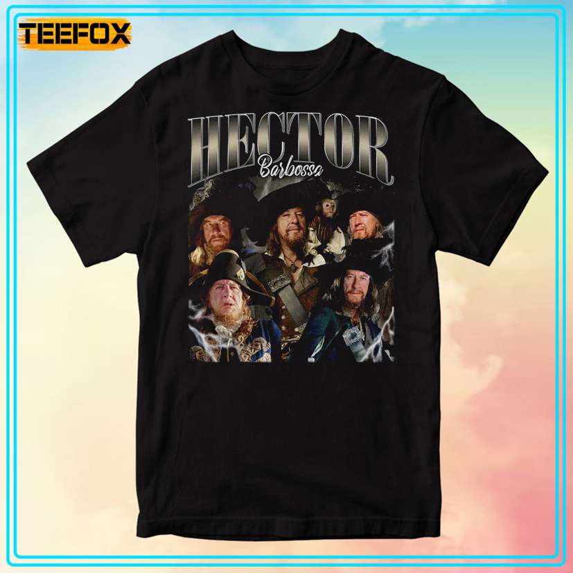 Hector Barbossa Pirates of the Caribbean Character T-Shirt