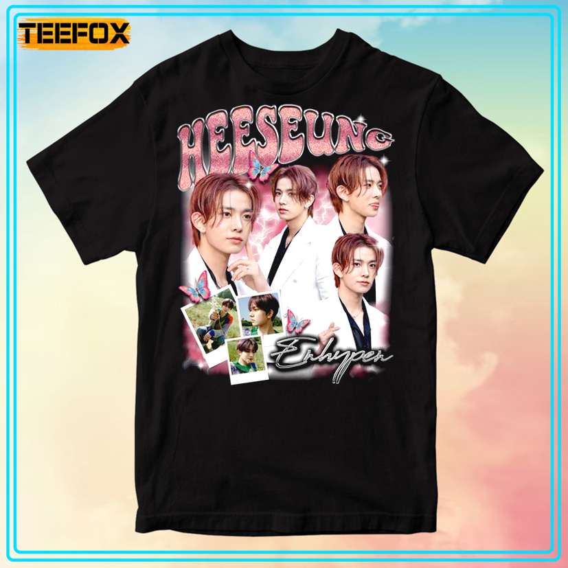 Heeseung Enhypen Fate Plus World Tour 2024 T-Shirt