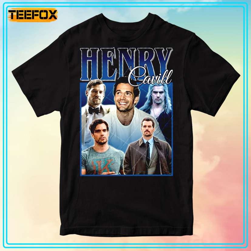 Henry Cavill Actor Retro T-Shirt