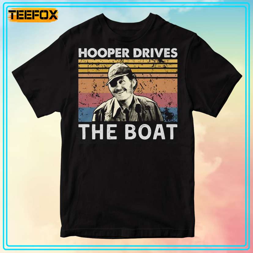 Hooper Drives The Boat Vintage T-Shirt