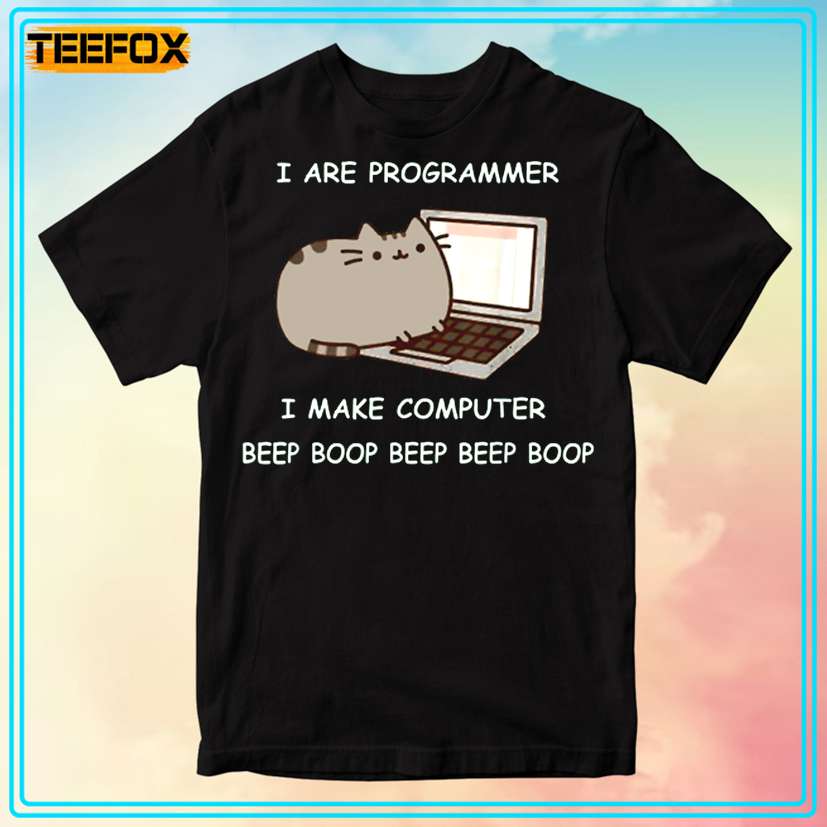 I Are Programmer I Make Computer Pusheen Cat Version Graphic T-Shirt