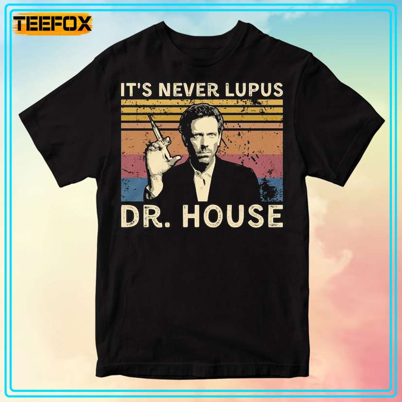 It's Never Lupus Dr House Movie Retro T-Shirt