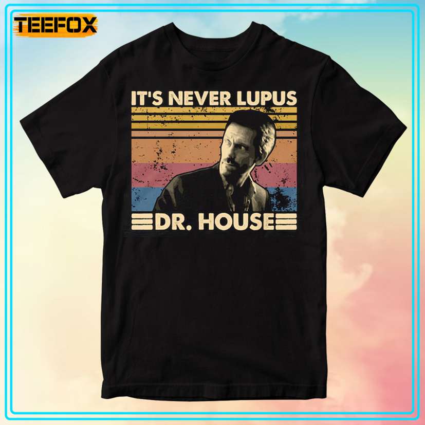 It's Never Lupus Dr House Vintage T-Shirt