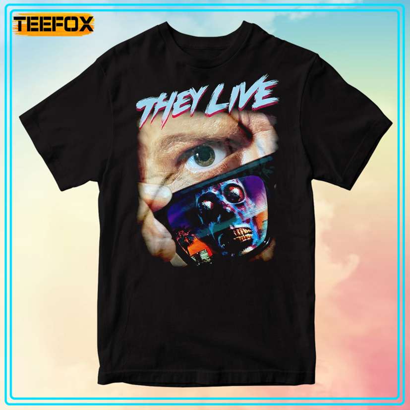 John Carpenter's They Live Movie 1988 T-Shirt