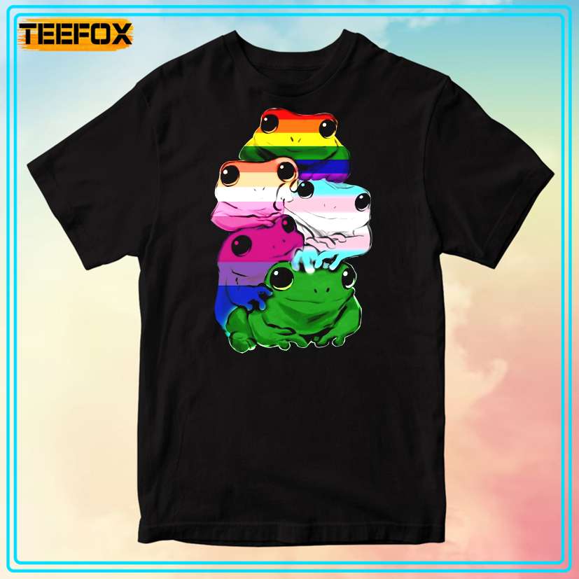 LGBT Pride Frog Graphic T-Shirt