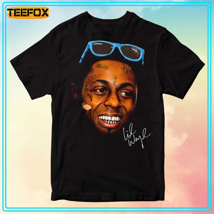 Lil Wayne Face Signature T-Shirt