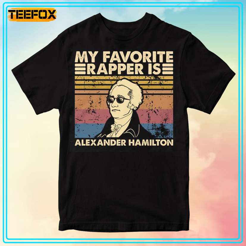 My Favorite Rapper Is Alexander Hamilton Retro T-Shirt