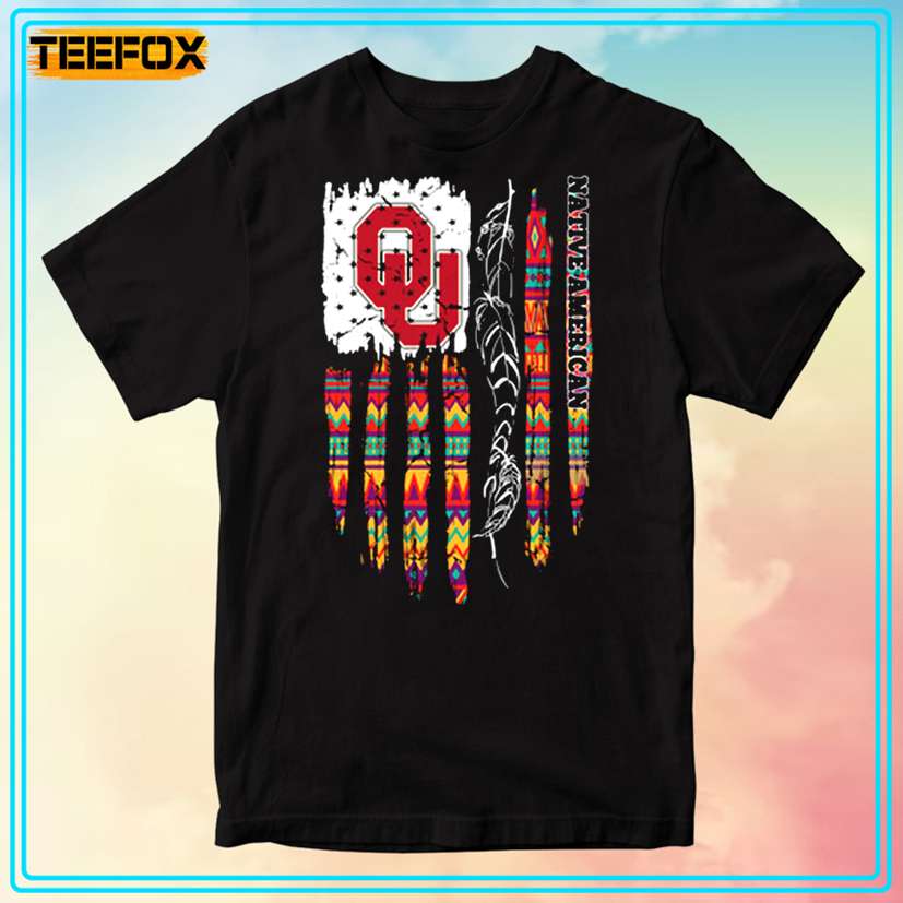 Oklahoma University Native American Graphic T-Shirt