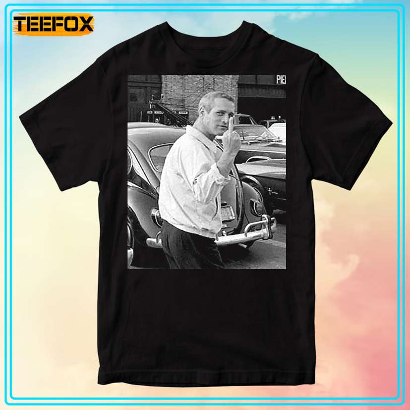 Paul Newman Flipping the Bird T-Shirt