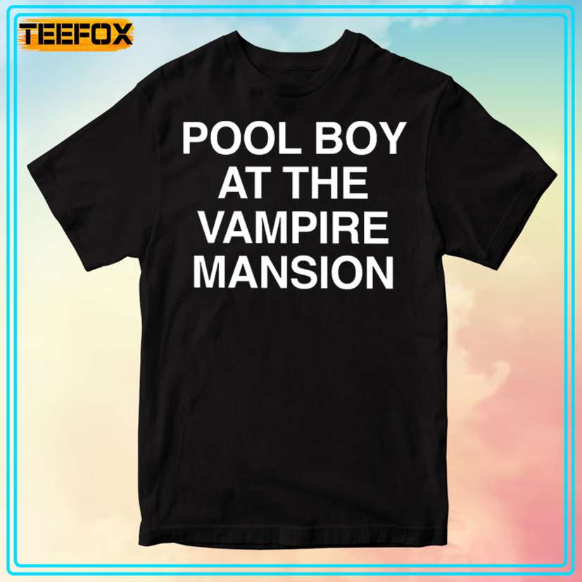 Pool Boy at the Vampire Mansion Mcr Gerard Way T-Shirt