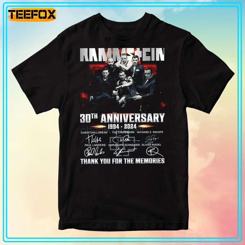 Rammstein 30th Anniversary 1994-2024 T-Shirt