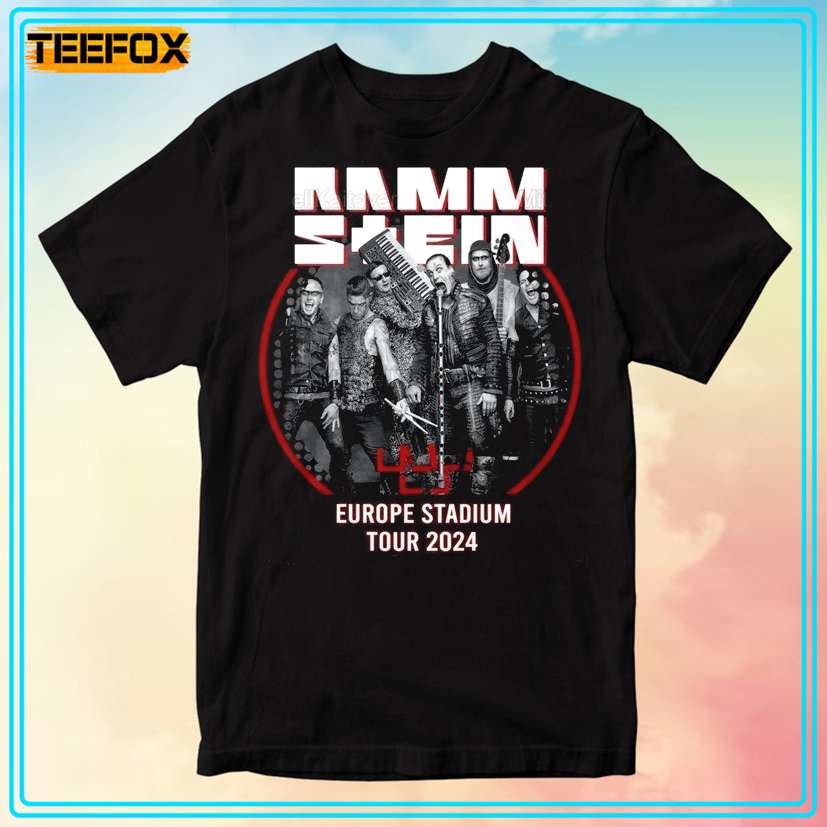 Rammstein Europe Stadium Tour 2024 T-Shirt