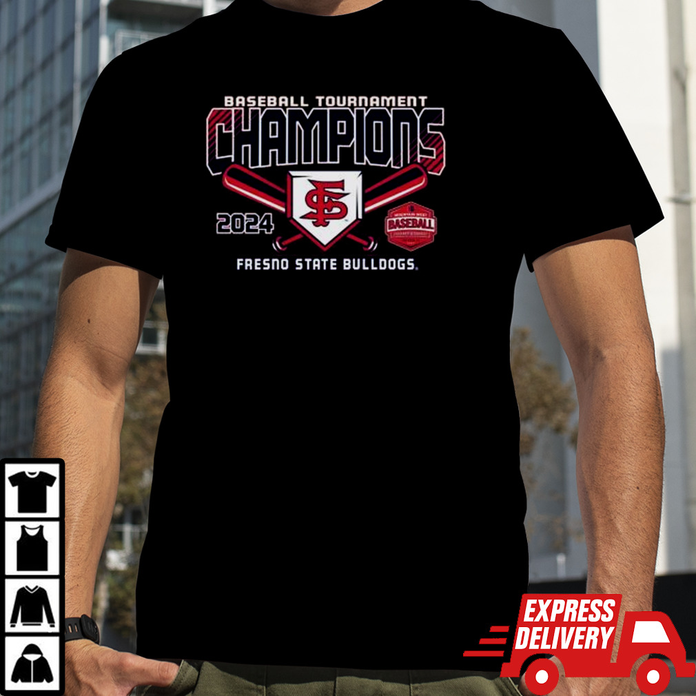 Fresno State Bulldogs 2024 Mountain West Baseball Conference Tournament Champions shirt