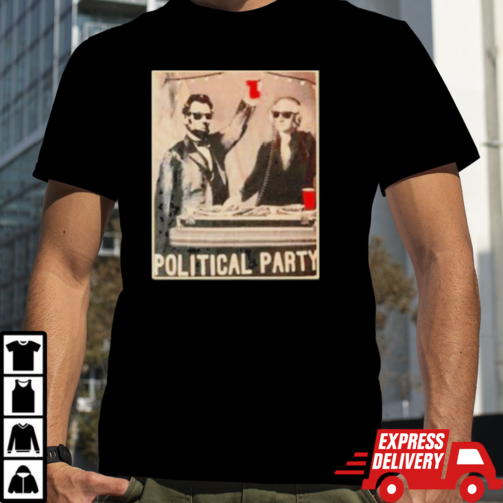 George Washington And Abraham Lincoln Political Party Shirt