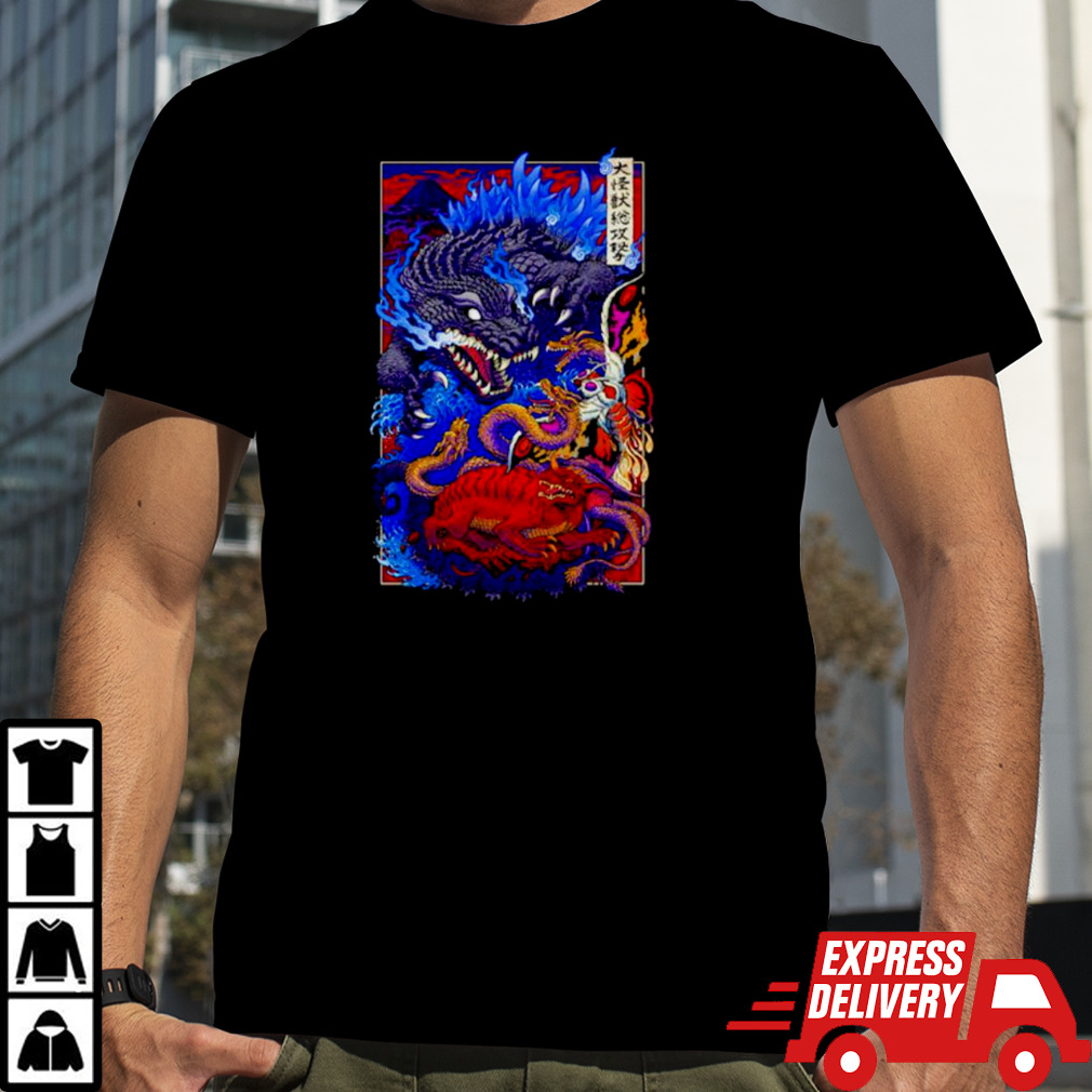 Godzilla Mothra and King Ghidorah Millennium Series shirt