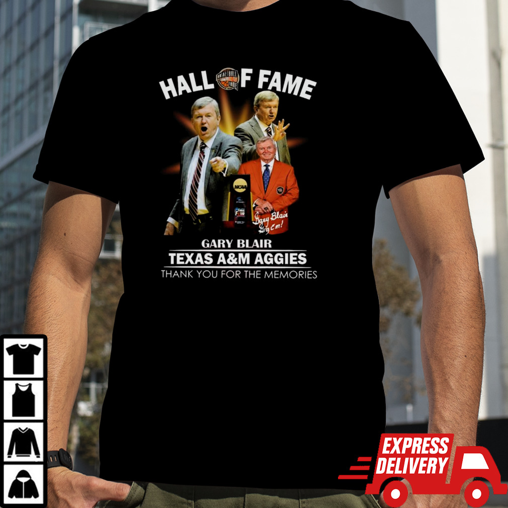 Hall Of Fame Basketball Gary Blair Texas A&M Aggies Shirt