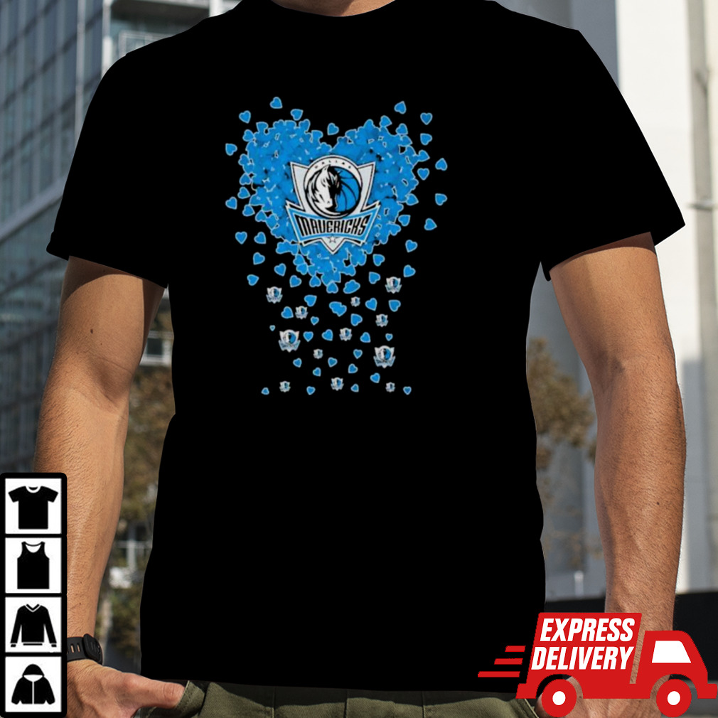 Heart Dallas Mavericks Logo Shirt