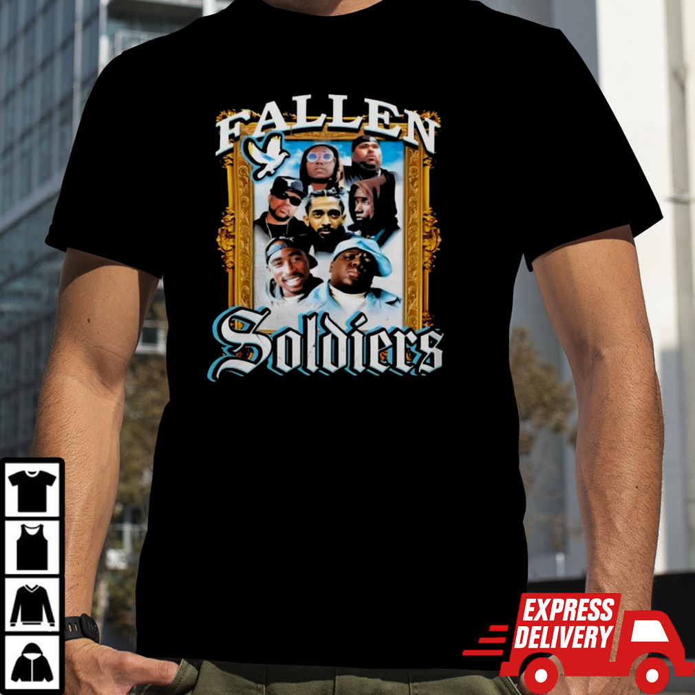 Hip Hop Uncensored Fallen Soldiers Streetwear T Shirt