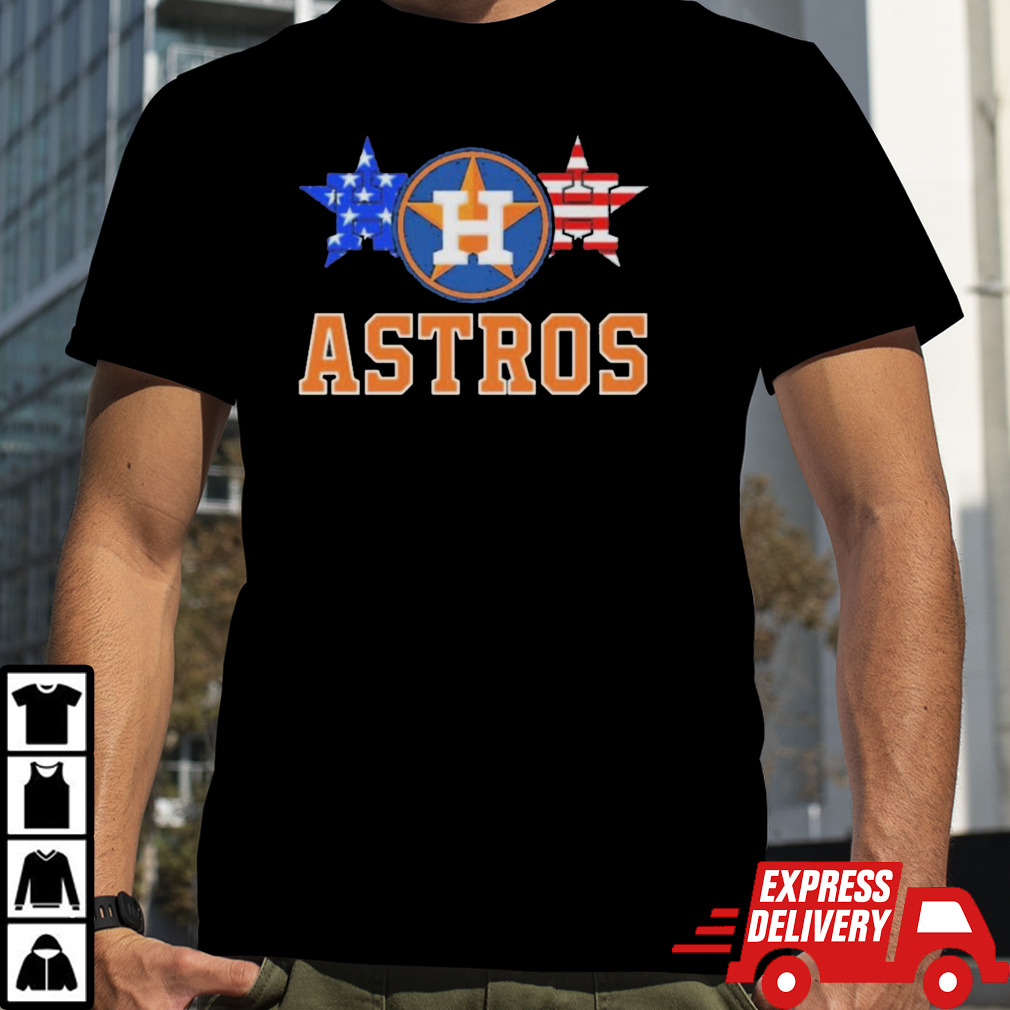 Houston Astros Logo Independence Day Shirt