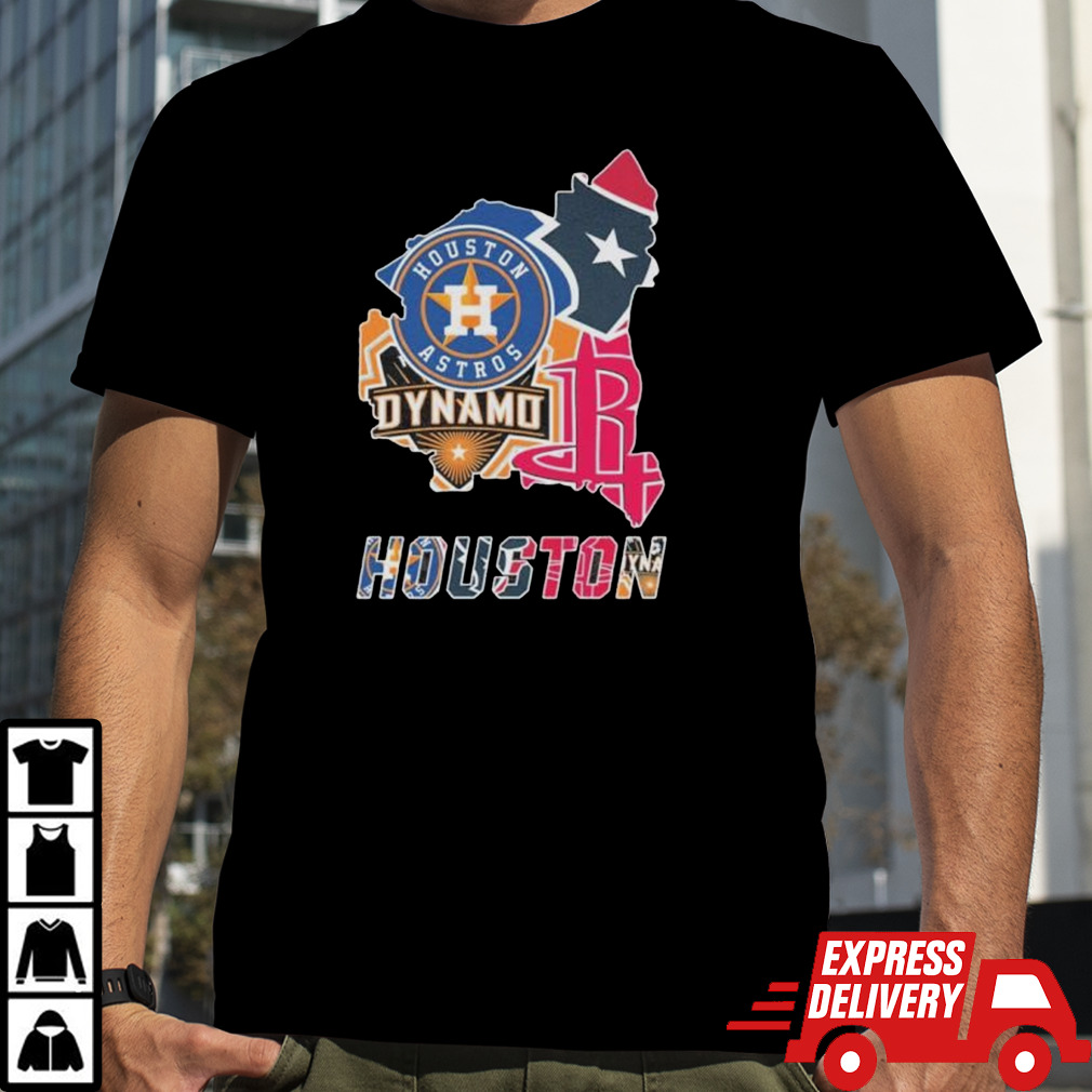 Houston Sports Teams Logo 2024 Shirt