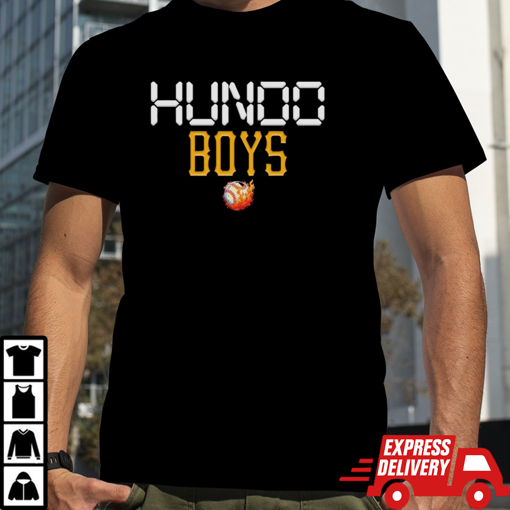 Hundred Boys Baseball Flame shirt