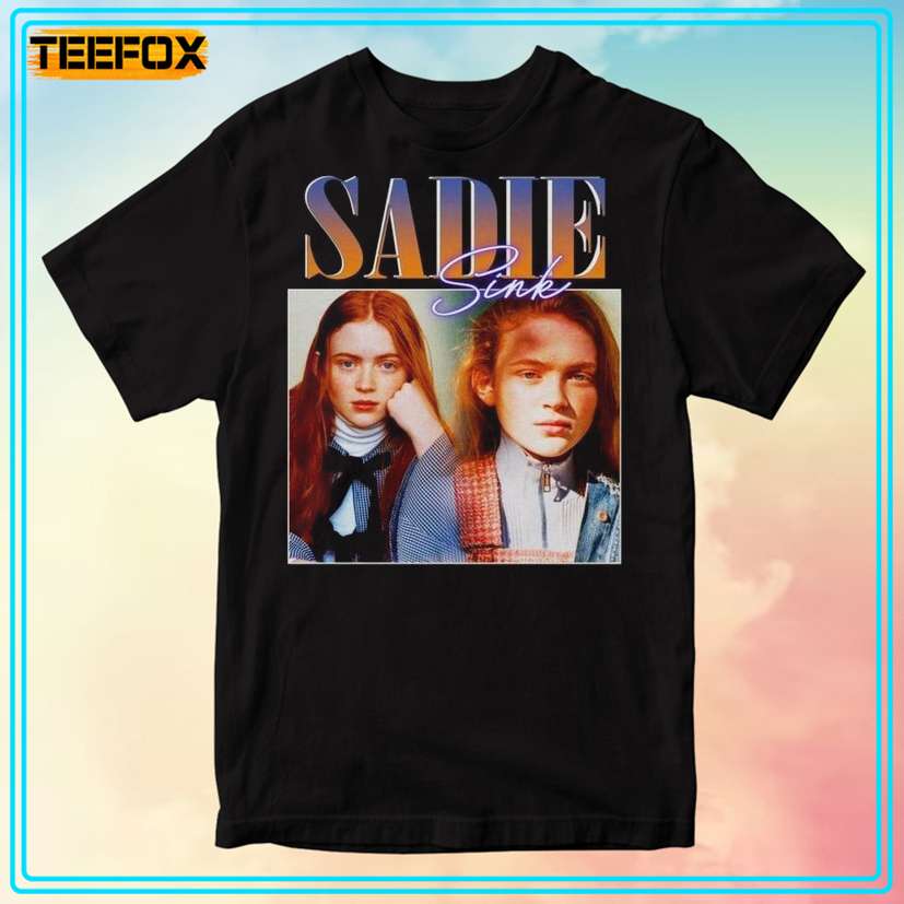 Sadie Sink Movie Actress T-Shirt