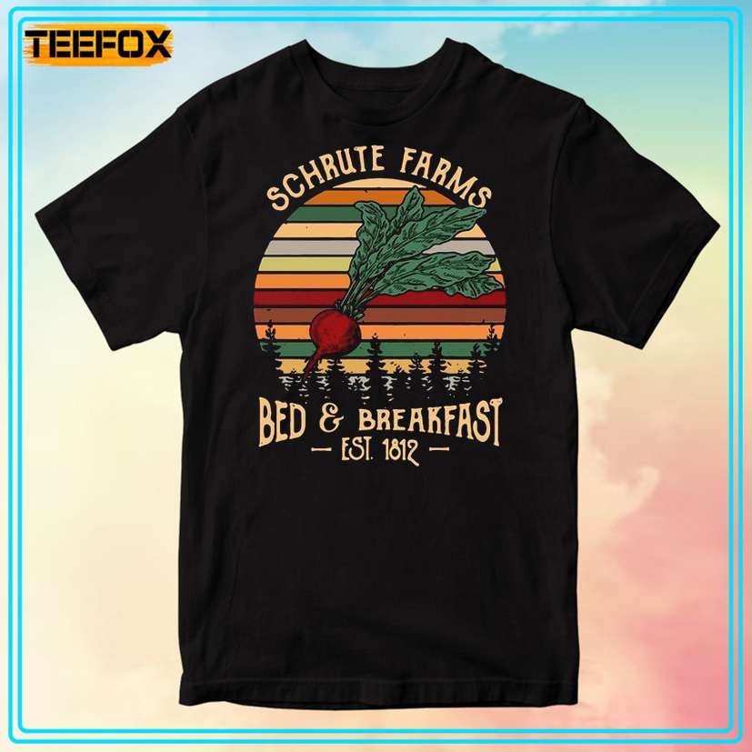 Schrute Farms Bed & Breakfast Est 1812 Graphic T-Shirt