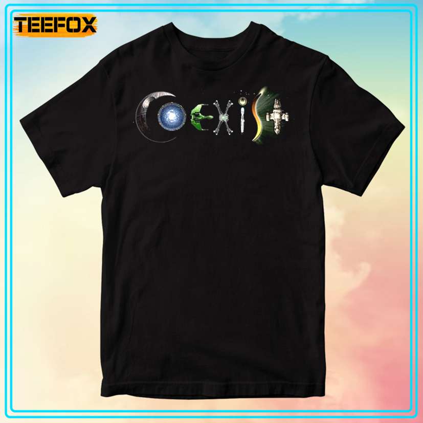 SciFi Coexist Graphic T-Shirt