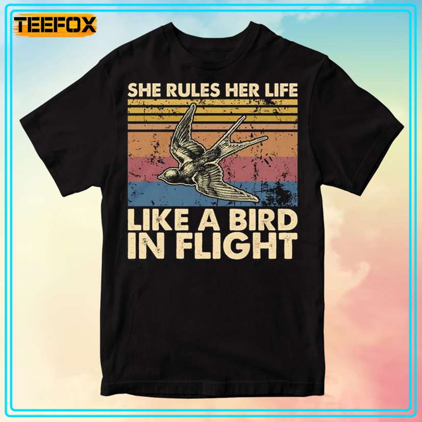 She Rules Her Life Like A Bird In Flight Fleetwood Mac Rhiannon T-Shirt