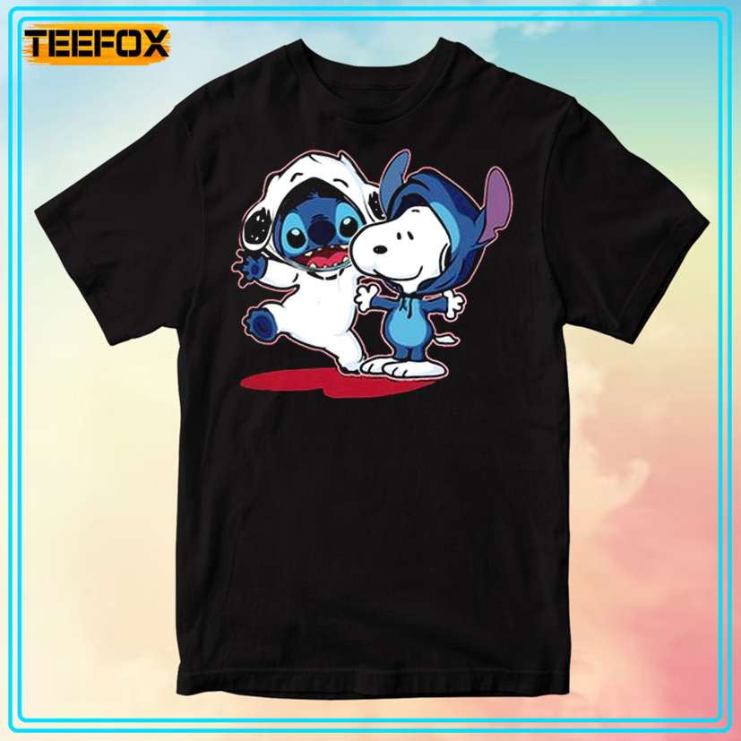 Snoopy And Stitch Unisex T-Shirt