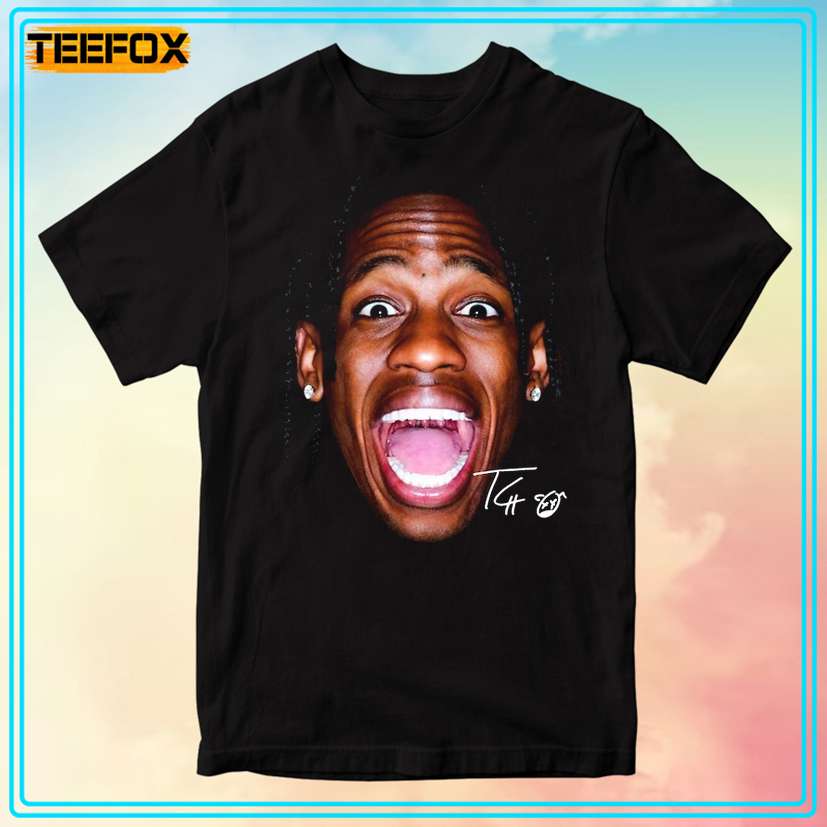 Travis Scott Face Signature T-Shirt