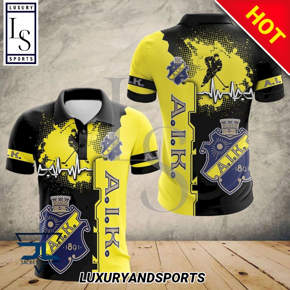 AIK IF Personalized 3D Polo Shirt