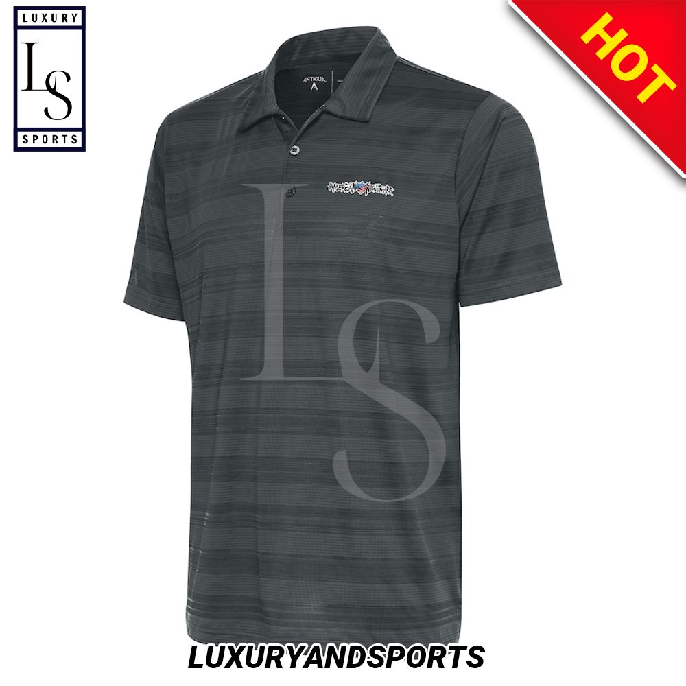 Antigua Charcoal Cody Rhodes Compass Polo Shirt