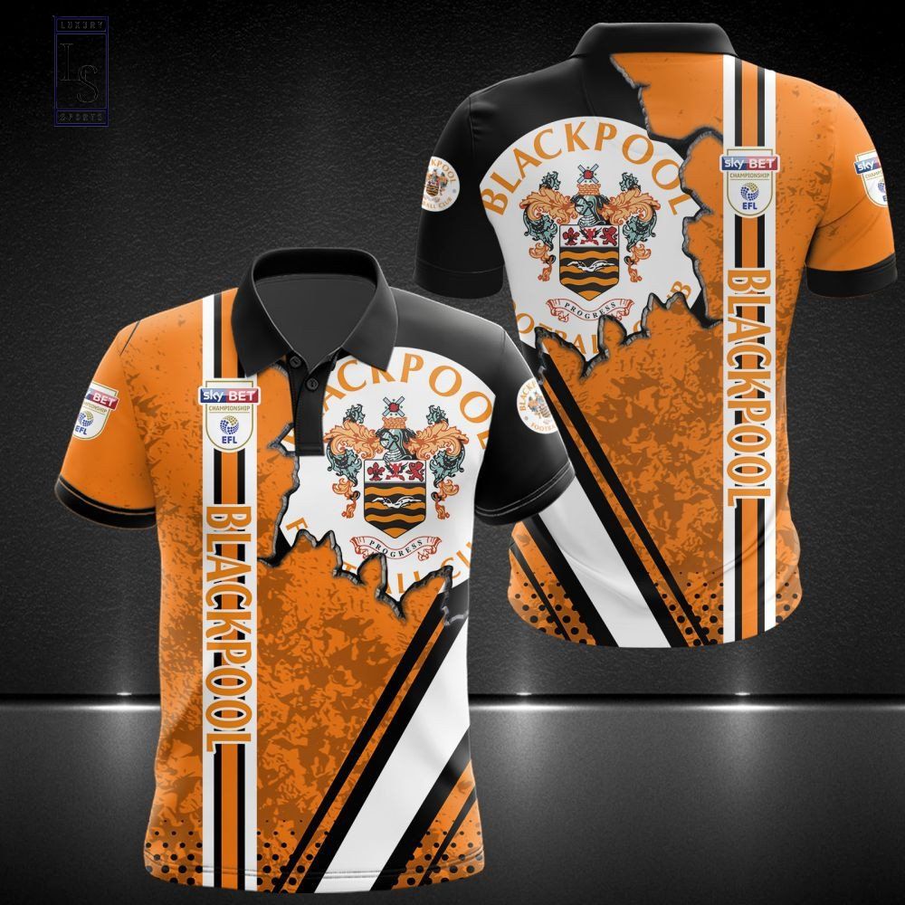 Blackpool FC 3D Polo Shirt