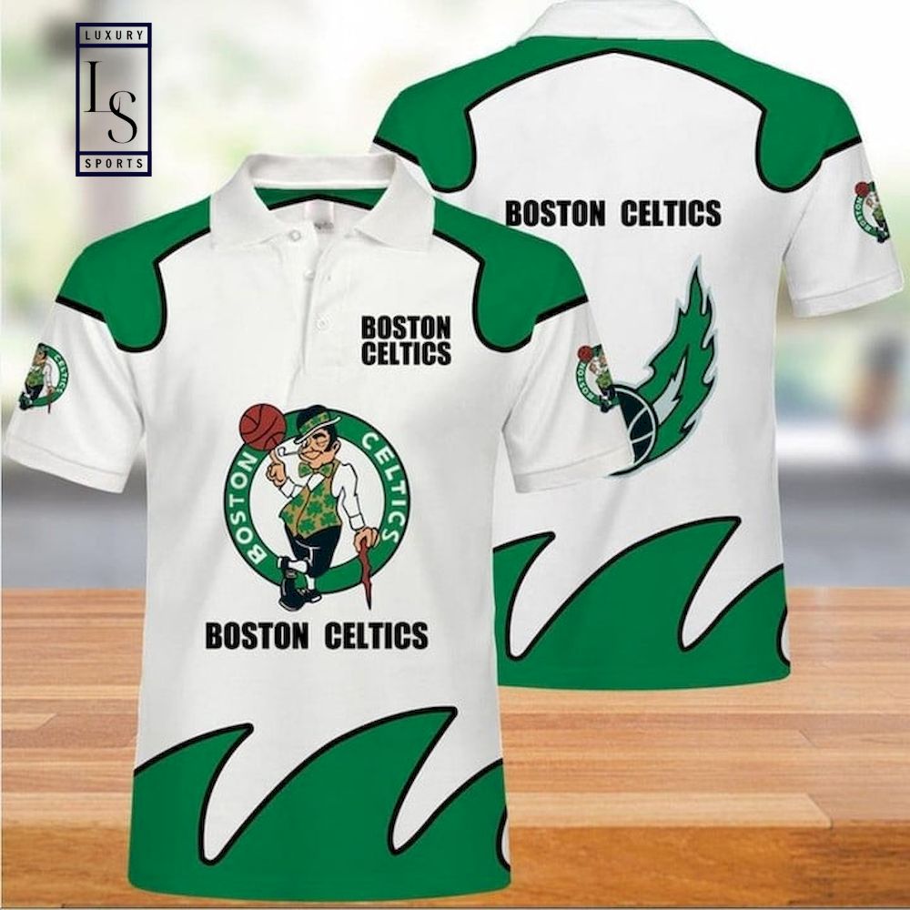 Boston Celtics NBA Basketball Polo Shirt