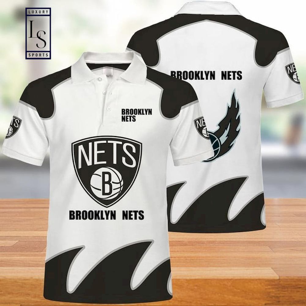 Brooklyn Nets NBA Basketball Polo Shirt